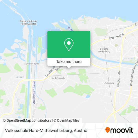 Volksschule Hard-Mittelweiherburg map