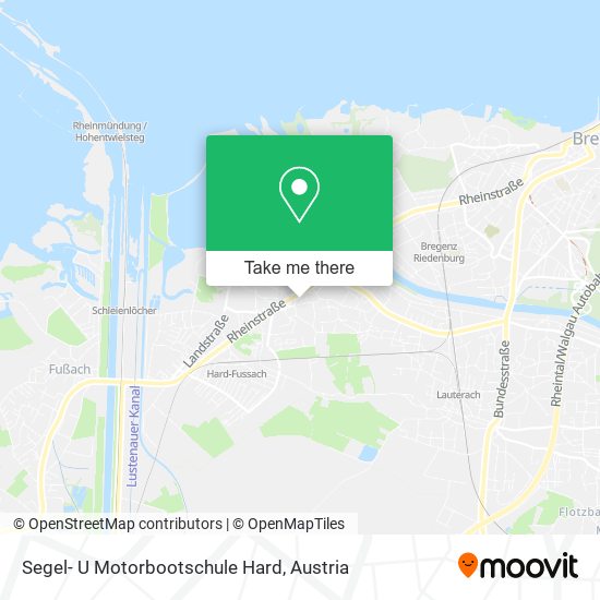 Segel- U Motorbootschule Hard map