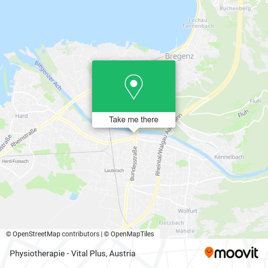 Physiotherapie - Vital Plus map