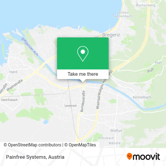 Painfree Systems map