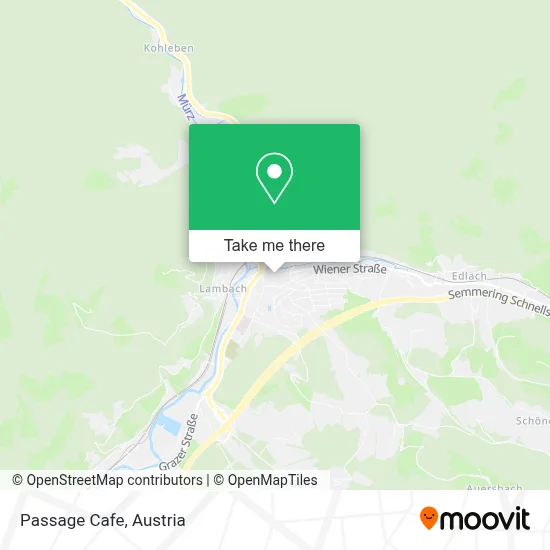 Cafe Passage map