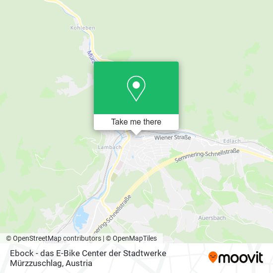 Ebock - das E-Bike Center der Stadtwerke Mürzzuschlag map