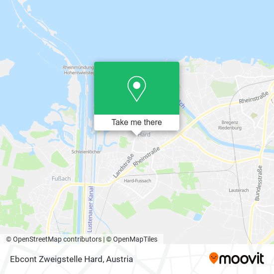 Ebcont Zweigstelle Hard map