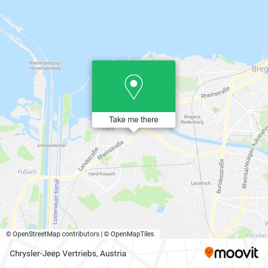 Chrysler-Jeep Vertriebs map