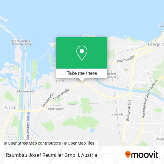 Raumbau Josef Reumiller GmbH map