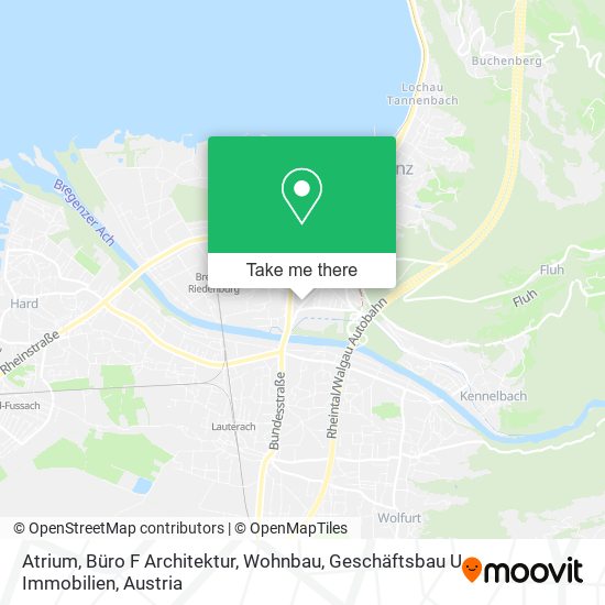 Atrium, Büro F Architektur, Wohnbau, Geschäftsbau U Immobilien map
