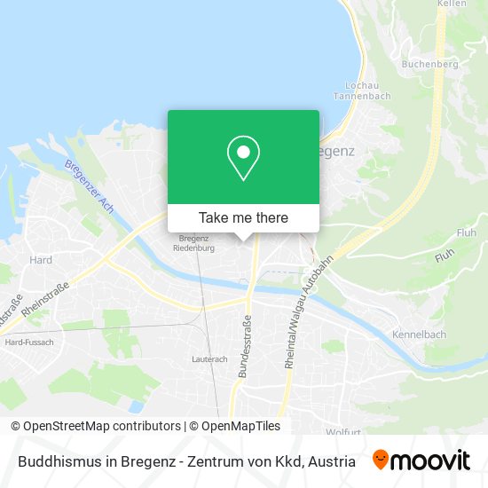 Buddhismus in Bregenz - Zentrum von Kkd map