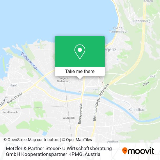 Metzler & Partner Steuer- U Wirtschaftsberatung GmbH Kooperationspartner KPMG map