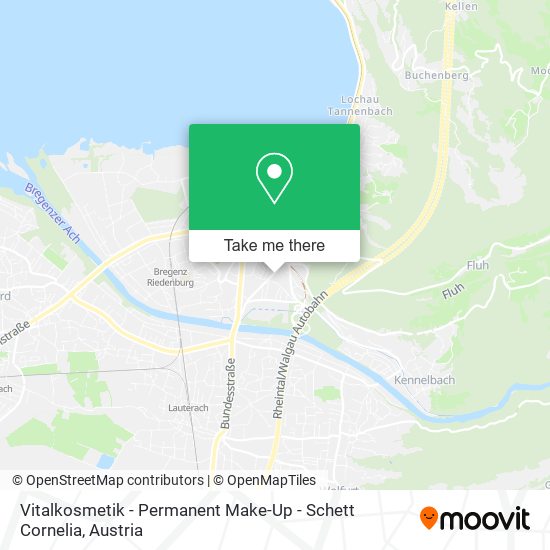 Vitalkosmetik - Permanent Make-Up - Schett Cornelia map