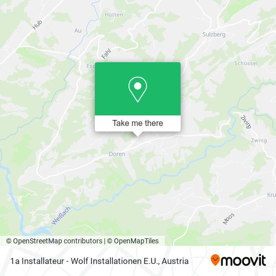 1a Installateur - Wolf Installationen E.U. map