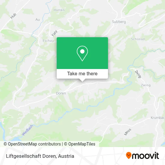 Liftgesellschaft Doren map