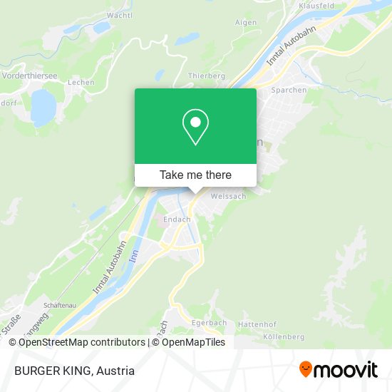 BURGER KING map