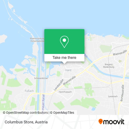 Columbus Store map