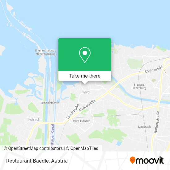 Restaurant Baedle map