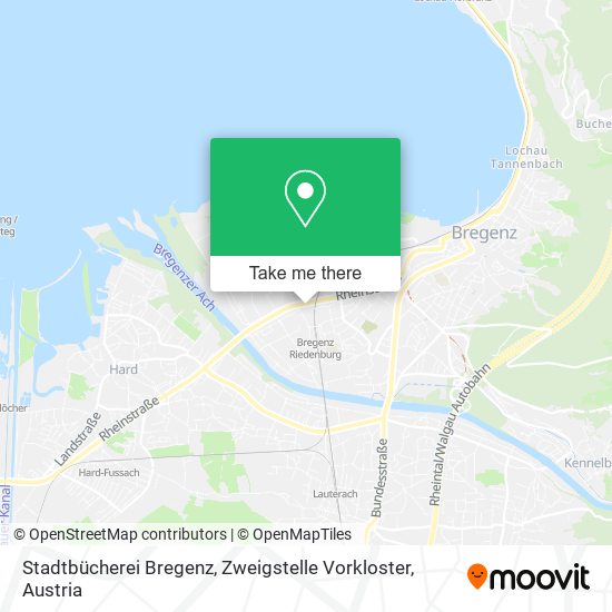 Stadtbücherei Bregenz, Zweigstelle Vorkloster map