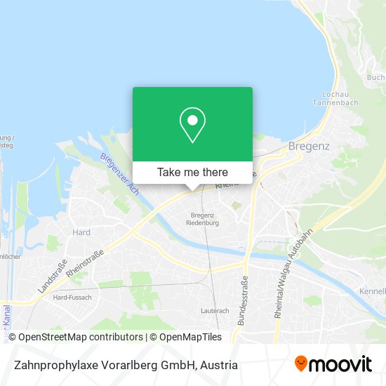 Zahnprophylaxe Vorarlberg GmbH map