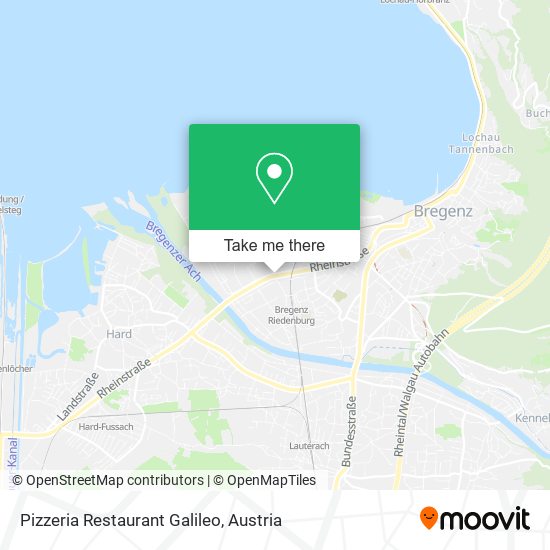 Pizzeria Restaurant Galileo map