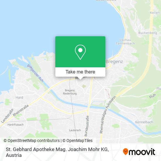 St. Gebhard Apotheke Mag. Joachim Mohr KG map