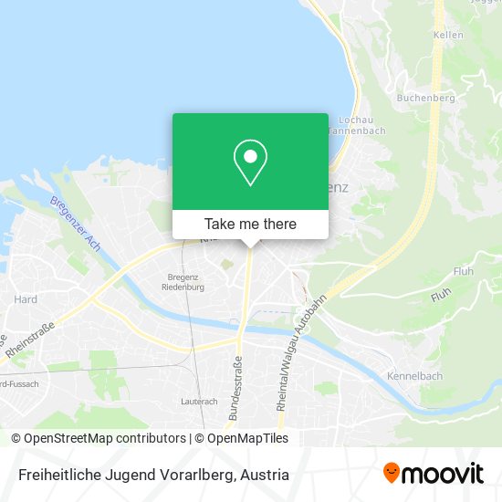 Freiheitliche Jugend Vorarlberg map