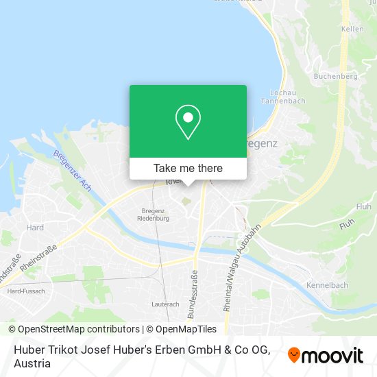 Huber Trikot Josef Huber's Erben GmbH & Co OG map