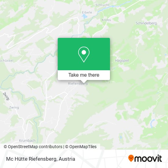 Mc Hütte Riefensberg map
