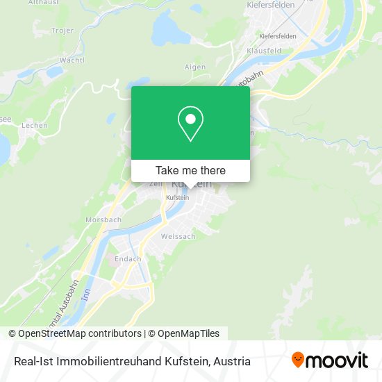 Real-Ist Immobilientreuhand Kufstein map