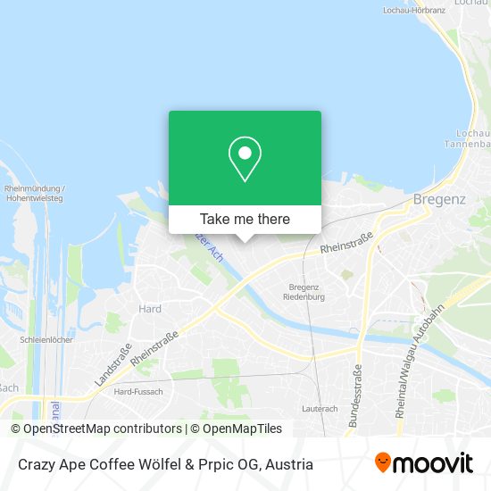 Crazy Ape Coffee Wölfel & Prpic OG map