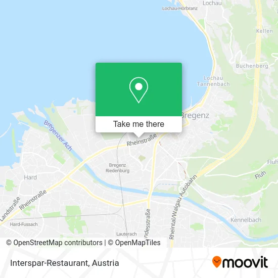 Interspar-Restaurant map