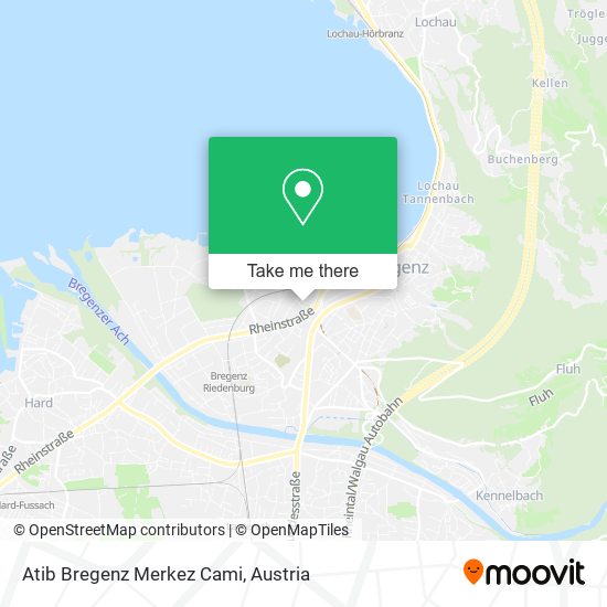 Atib Bregenz Merkez Cami map
