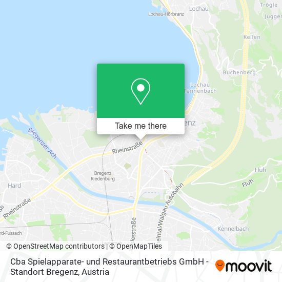 Cba Spielapparate- und Restaurantbetriebs GmbH - Standort Bregenz map