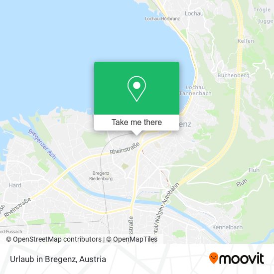 Urlaub in Bregenz map