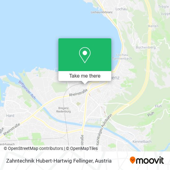 Zahntechnik Hubert-Hartwig Fellinger map