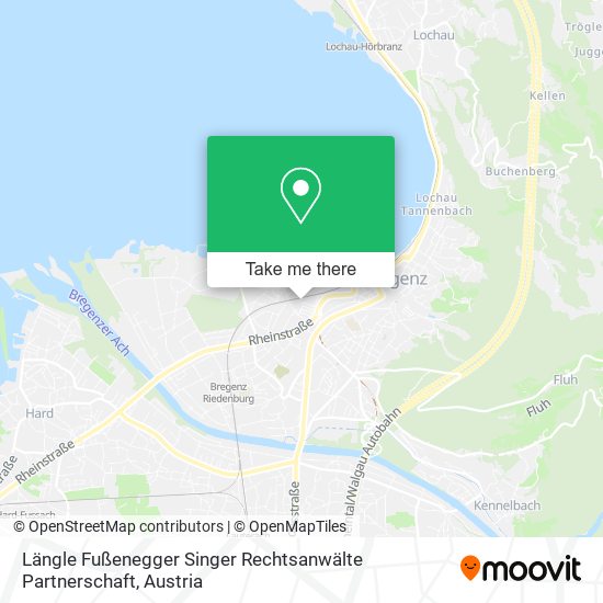 Längle Fußenegger Singer Rechtsanwälte Partnerschaft map