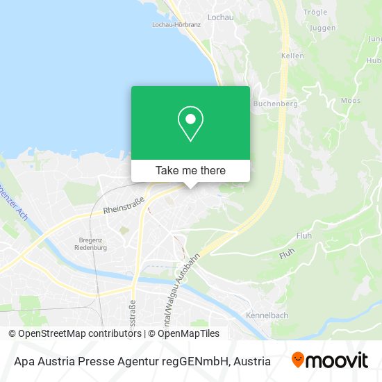 Apa Austria Presse Agentur regGENmbH map