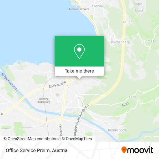 Office Service Preim map
