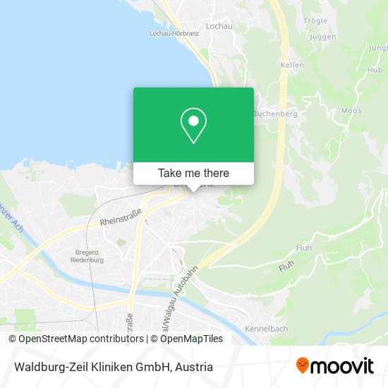 Waldburg-Zeil Kliniken GmbH map