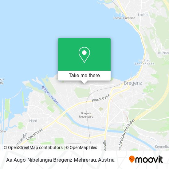 Aa Augo-Nibelungia Bregenz-Mehrerau map