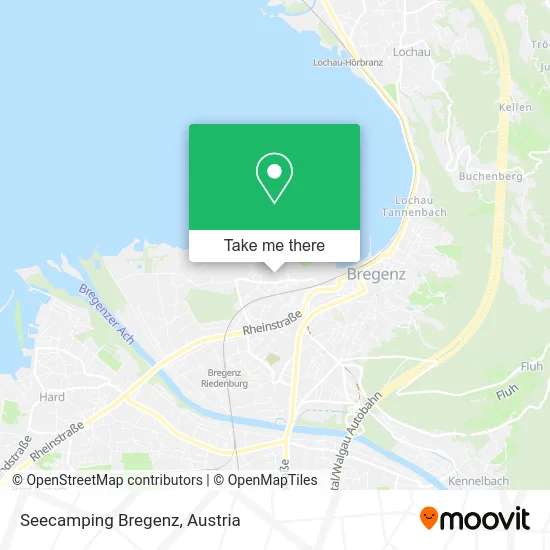 Seecamping Bregenz map