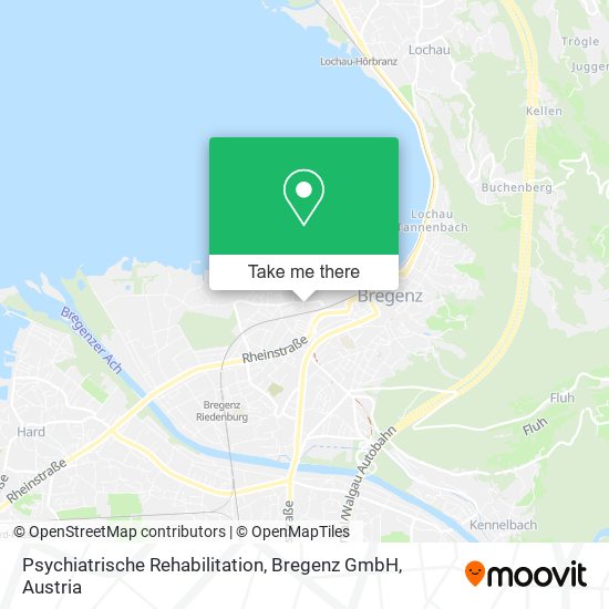 Psychiatrische Rehabilitation, Bregenz GmbH map