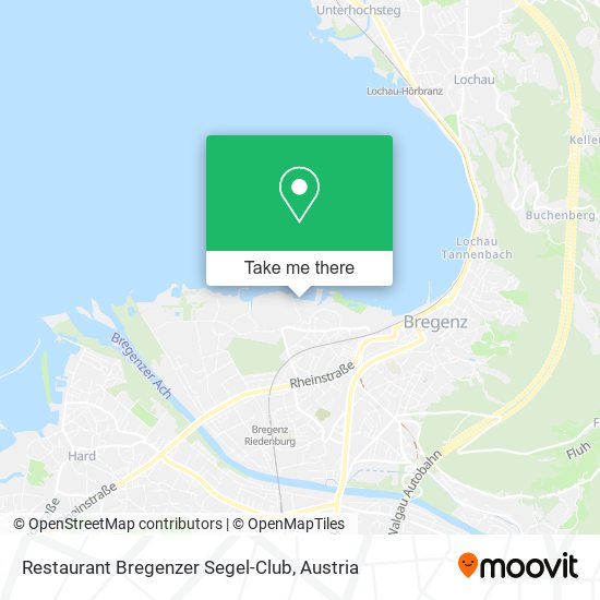 Restaurant Bregenzer Segel-Club map