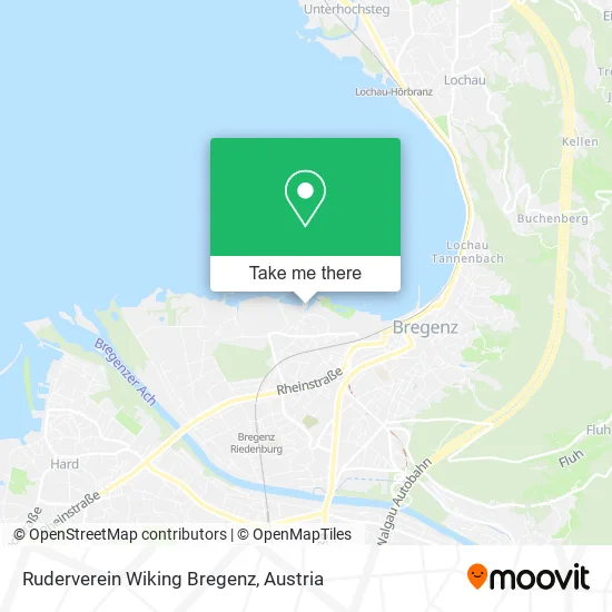 Ruderverein Wiking Bregenz map