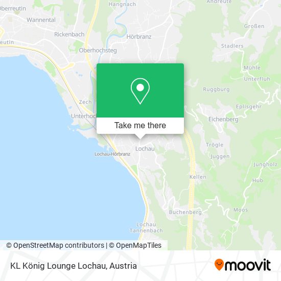KL König Lounge Lochau map