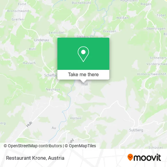 Restaurant Krone map