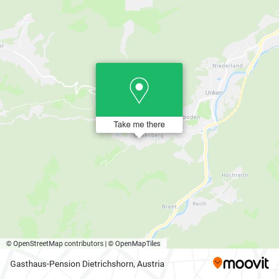 Gasthaus-Pension Dietrichshorn map