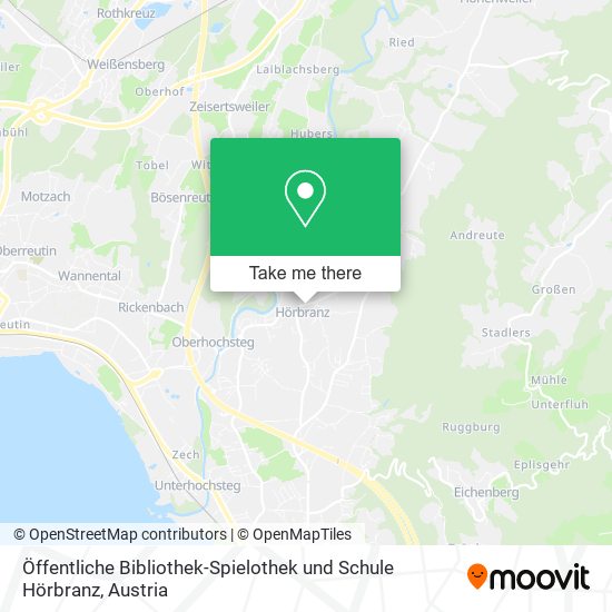 Öffentliche Bibliothek-Spielothek und Schule Hörbranz map