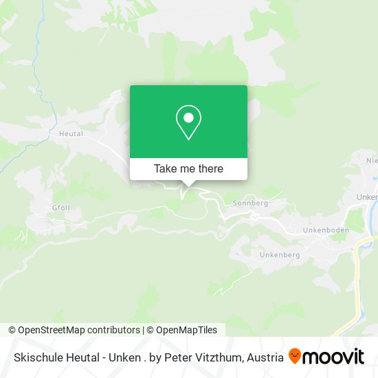 Skischule Heutal - Unken . by Peter Vitzthum map