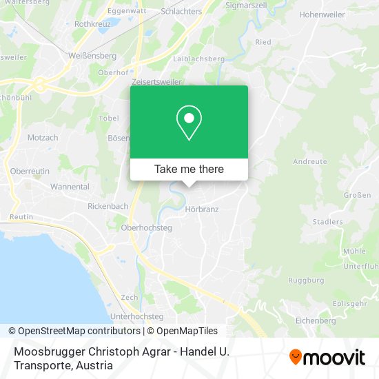 Moosbrugger Christoph Agrar - Handel U. Transporte map
