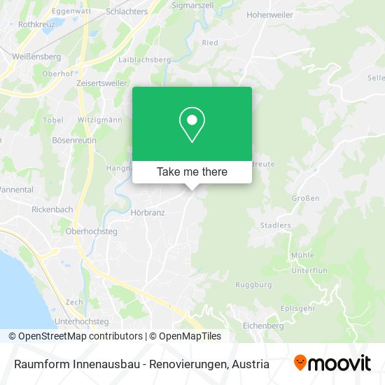 Raumform Innenausbau - Renovierungen map
