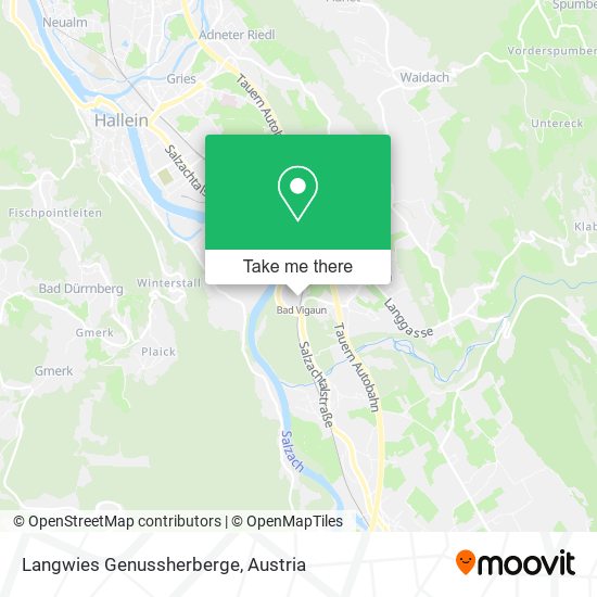 Langwies Genussherberge map