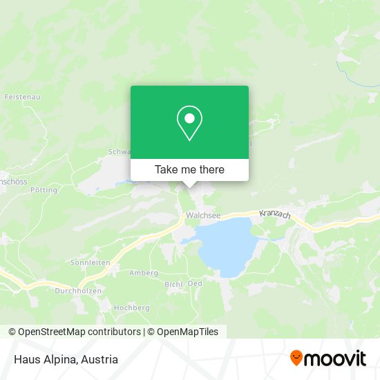 Haus Alpina map